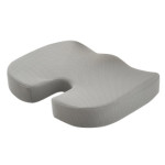 SuperOrtho Set Durable Lumbar and Seat Cushion Memory Foam Grey / Σετ Ανατομικά Μαξιλάρια μέσης και καθίσματος